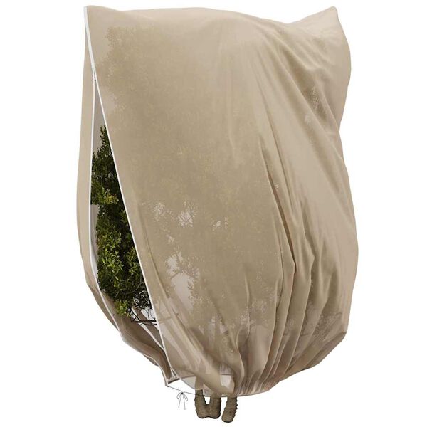 vidaXL Frostskydd f&ouml;r v&auml;xtfleece&ouml;verdrag Beige 3,5 x 2,5 m