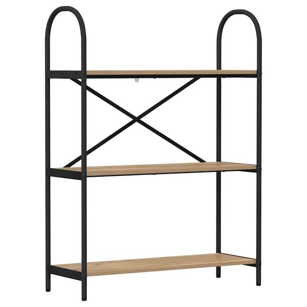 vidaXL Hyllsystem Artisan Ek 80 x 30 x 109 cm Konstruerat tr&auml;