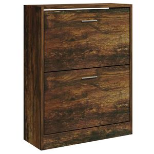vidaXL Skost&auml;ll r&ouml;kf&auml;rgad ek 63x24x81 cm konstruerat tr&auml;