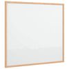 vidaXL Magnetisk whiteboardtavla med massiv fururam 60x55 cm