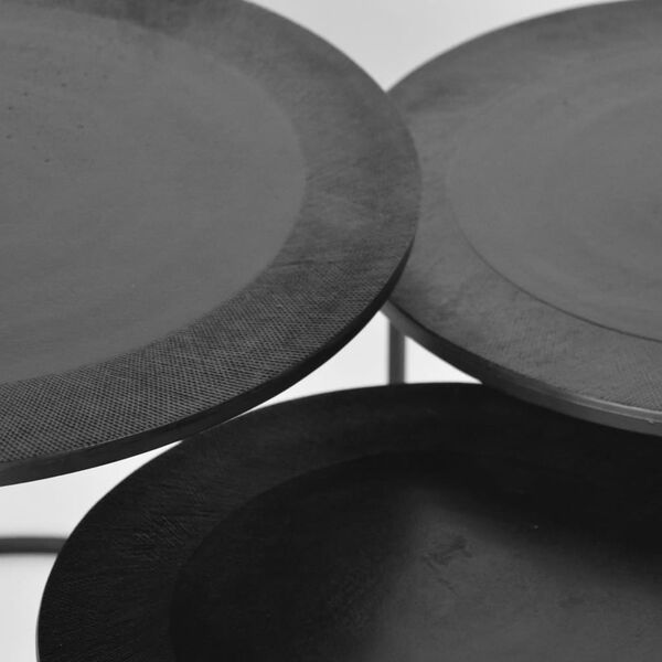 LABEL51 Soffbord set 3 delar Tres svart