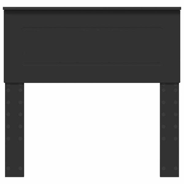 vidaXL Huvudgavel Svart Ek 90 cm Konstruerat tr&auml;