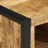 vidaXL Soffbord 90x50x36 cm massivt grovt mangotr&auml;