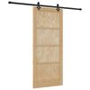 vidaXL Skjutd&ouml;rr ORKDAL 86 x 198,5 cm Massiv furu Naturlig