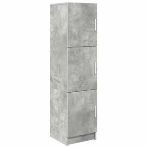 vidaXL Sk&aring;p Betonggr&aring; 31.5 x 32 x 122.5 cm