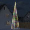 vidaXL LED julgran 3000 LEDs f&auml;rgglad 800 cm