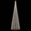 vidaXL LED julgran p&aring; flaggst&aring;ng 3000 LEDs kallvit 800 cm