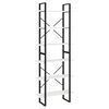 vidaXL H&ouml;g bokhylla vit 80x30x210 cm massiv furu