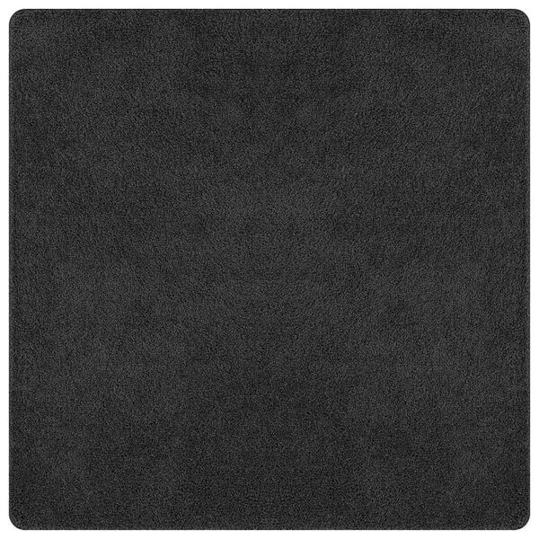 vidaXL Anti-glid Shaggy Matta M&ouml;rkgr&aring; 160 x 160 cm PP