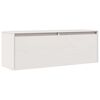vidaXL V&auml;ggsk&aring;p vit 100x30x35 cm massiv furu
