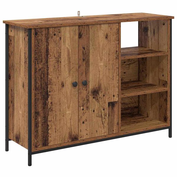 vidaXL Sideboard Gammalt tr&auml; 100 x 33 x 75 cm Konstruerat tr&auml;