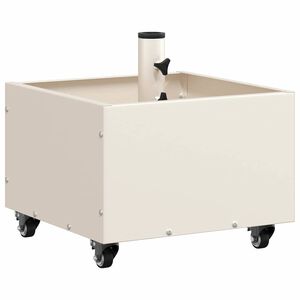 vidaXL Parasollfot Vit 45 x 45 x 45 cm St&aring;l