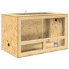 vidaXL Terrarium Brun 80 x 50 x 50 cm OSB