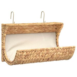 vidaXL Katts&auml;ng med dyna vattenhyacint 37x20x20 cm