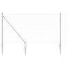 vidaXL Stängselstolpe Silver 25 x 1 m (36 mm nät) Stål