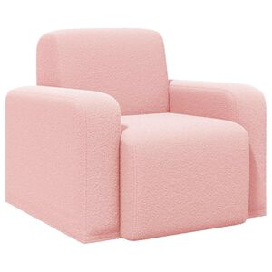 vidaXL F&aring;t&ouml;lj Rosa Boucl&eacute;