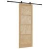 vidaXL Skjutd&ouml;rr ORKDAL Naturlig 83 x 232 cm Massiv furu