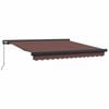 vidaXL Markis manuellt inf&auml;llbar 300x250 cm brun