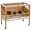 Kerbl Sm&aring;djursbur Indoor Deluxe 115x60x92,5 cm tr&auml; 82725