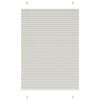 vidaXL Plisserad persienn ljusgr&aring; 90x150 cm tyg bredd 89,4cm polyester