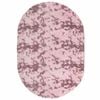vidaXL Ryamatta med l&aring;ng lugg NAVARRA dammig rosa 300x200 cm polyester