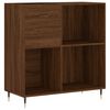 vidaXL Stereob&auml;nk brun ek 84,5x38x89 cm konstruerat tr&auml;