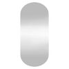vidaXL V&auml;ggspegel 30x70 cm glas oval