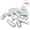 vidaXL Hylla Peg 7200 pcs Silver 7 x 16 mm J&auml;rn