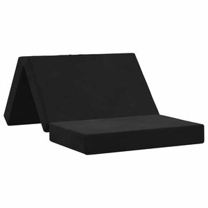 vidaXL F&auml;llbar Soffbed 100 x 67 x 45 cm Svart