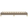 vidaXL Boxspring-s&auml;ngram Taupe 90x200 cm tyg