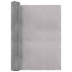 vidaXL N&auml;tduk 40 x 500 cm 60 Mesh Rostfritt st&aring;l 201 Silver