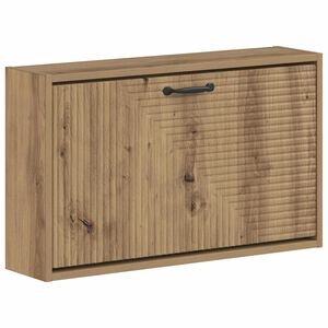 vidaXL V&auml;ggmonterad skosk&aring;p HAARLEM 71 x 17 x 43 cm Konstruerat tr&auml;