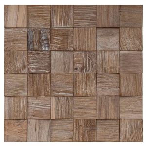 vidaXL V&auml;ggpanel 11 st Naturlig 30 x 30 x 2 cm