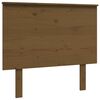 vidaXL S&auml;nggavel honungsbrun 94x6x82,5 cm massiv furu