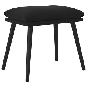 vidaXL Fotpall svart 45x29,5x35 cm sammet