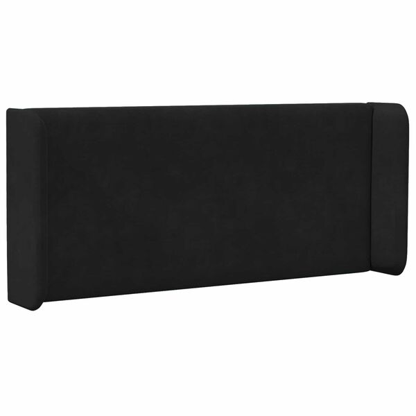 vidaXL S&auml;nggavel &Ouml;ra Svart 40,5 x 40,5 x 4 cm Sammet