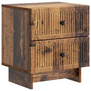 vidaXL Nattduksbord Gammalt tr&auml; 43 x 34,5 x 47,5 cm Konstruerat tr&auml;
