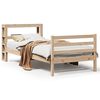 vidaXL S&auml;ngram utan madrass 90x200 cm massiv furu