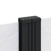 vidaXL Inf&auml;llbar sidomarkis vit 200x600 cm