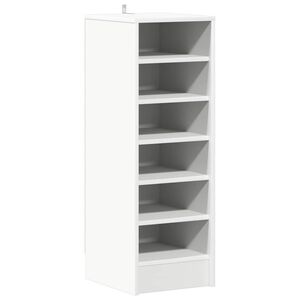vidaXL Skosk&aring;p vit 31,5x35x90 cm konstruerat tr&auml;
