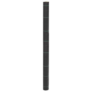 vidaXL Ogr&auml;smembran svart 1,5x50 m PP