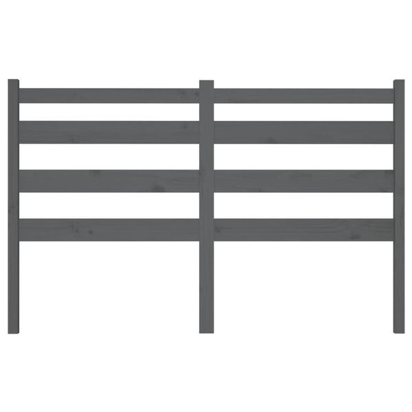 vidaXL S&auml;nggavel gr&aring; 156x4x100 cm massiv furu