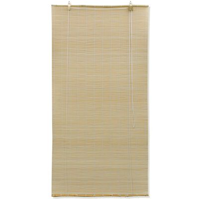 vidaXL Rullgardin naturlig bambu 80 x 160 cm
