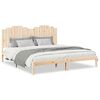 vidaXL S&auml;ngram utan madrass extra l&aring;ng 180x210 cm massivt tr&auml;