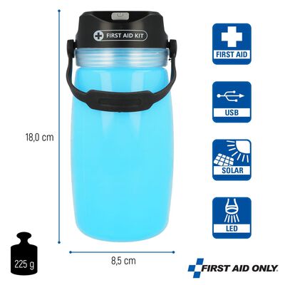 FIRST AID ONLY Nödpaket set campinglampa