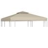 vidaXL Paviljongtak 310 g/m&sup2; 3 x 3 m beige