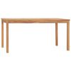 vidaXL 7-delad tr&auml;dg&aring;rdsmatgrupp 160x80 cm massiv teak
