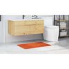 vidaXL Halkfri Badmatta Orange 60 x 90 cm PP