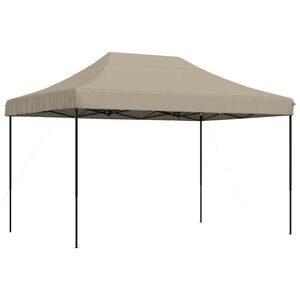 vidaXL Partyt&auml;lt Taupe 279 x 410 x 315 cm Oxford Tyg