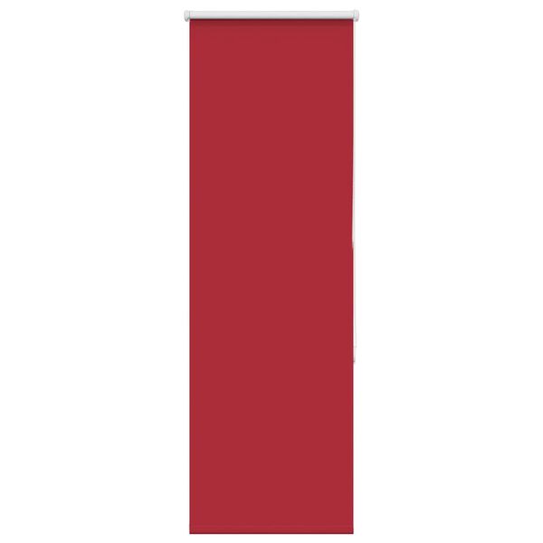 vidaXL Rullgardin mörkläggningsröd 60x130 cm tyg bredd 55,7 cm